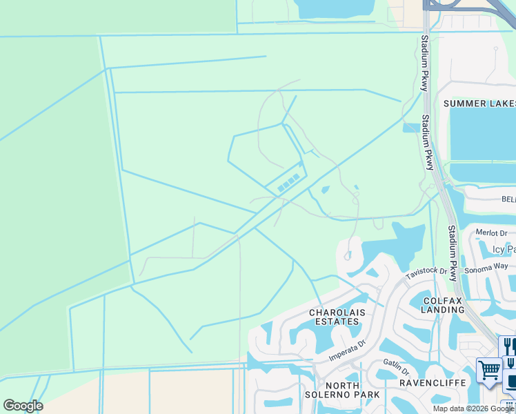 map of restaurants, bars, coffee shops, grocery stores, and more near 4924 Oxen Trail in Rockledge