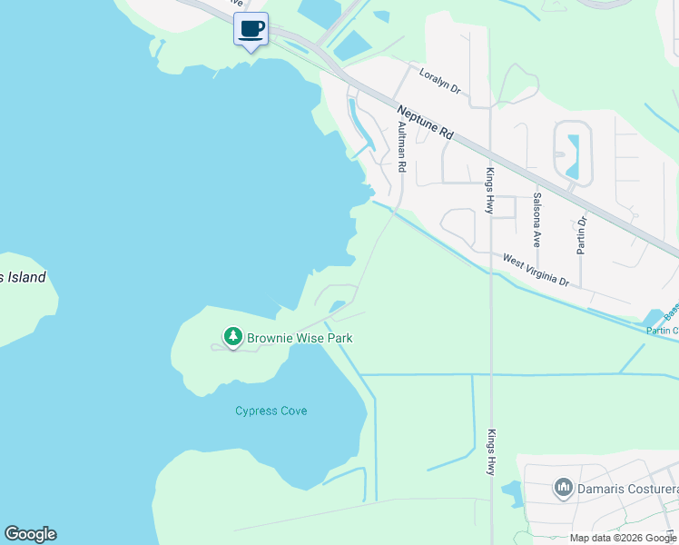 map of restaurants, bars, coffee shops, grocery stores, and more near 1513 Sunset Pointe Place in Kissimmee