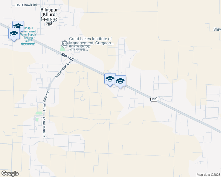 map of restaurants, bars, coffee shops, grocery stores, and more near Tauru Road in Gurgaon
