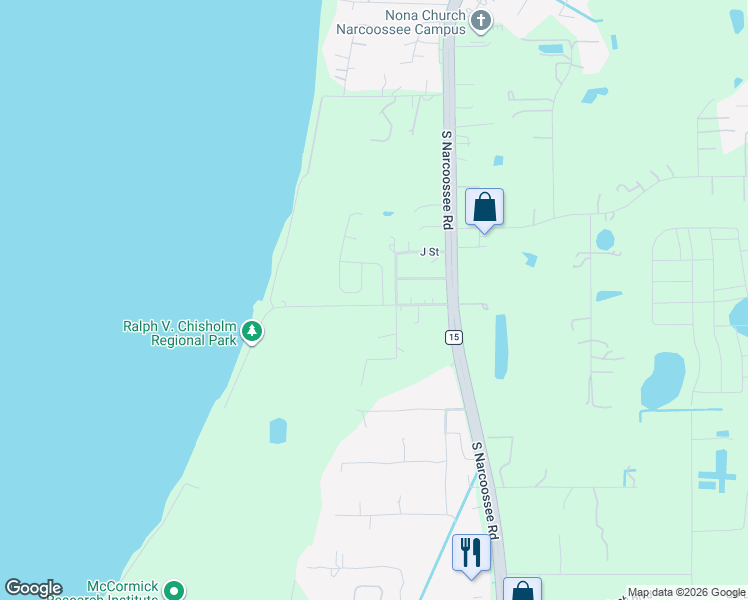 map of restaurants, bars, coffee shops, grocery stores, and more near 4825 Chisholm Park Trail in St. Cloud