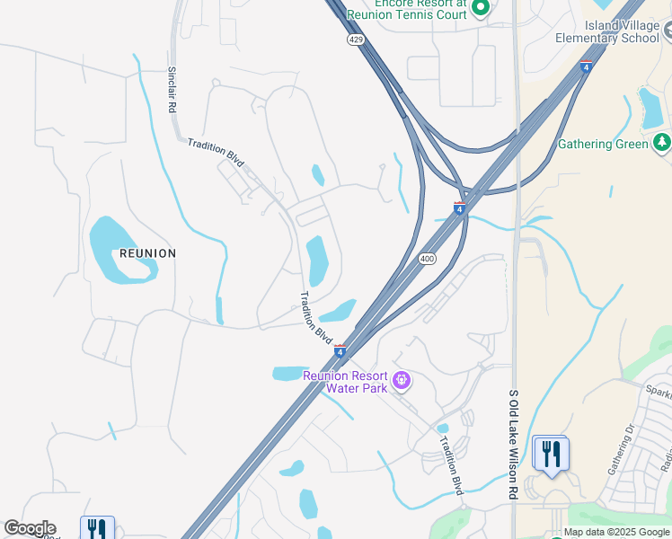 map of restaurants, bars, coffee shops, grocery stores, and more near 865 Golden Bear Drive in Four Corners