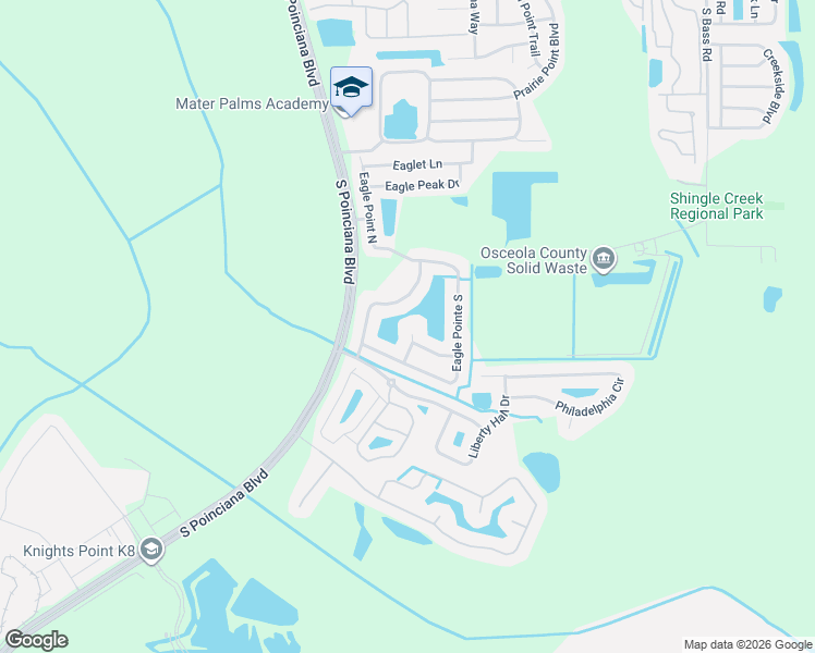 map of restaurants, bars, coffee shops, grocery stores, and more near 1012 Prey Court in Kissimmee