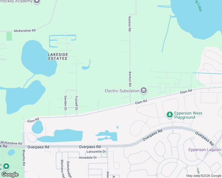 map of restaurants, bars, coffee shops, grocery stores, and more near 30729 Elam Road in Wesley Chapel