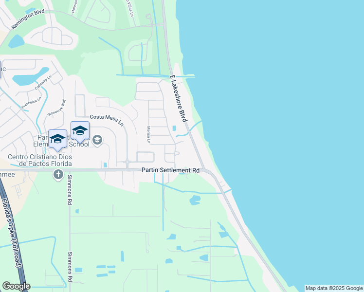 map of restaurants, bars, coffee shops, grocery stores, and more near 3054 Rising Mist Court in Kissimmee