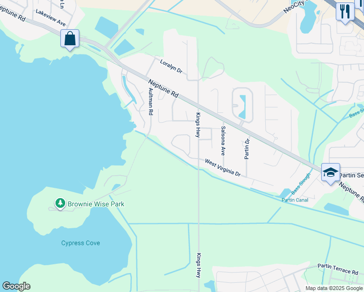 map of restaurants, bars, coffee shops, grocery stores, and more near 1689 Taylor Ridge Loop in Kissimmee