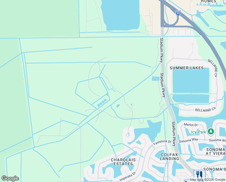 map of restaurants, bars, coffee shops, grocery stores, and more near 4494 Milost Drive in Rockledge