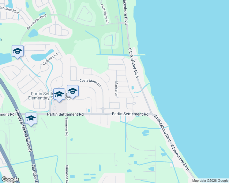 map of restaurants, bars, coffee shops, grocery stores, and more near 1079 Hermosa Way in Kissimmee