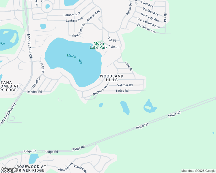 map of restaurants, bars, coffee shops, grocery stores, and more near 12546 Tinley Road in New Port Richey