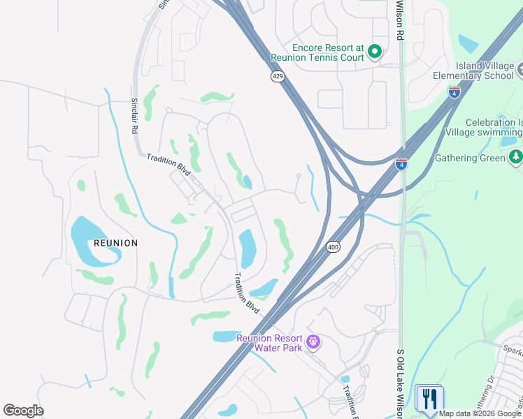 map of restaurants, bars, coffee shops, grocery stores, and more near 731 Golden Bear Drive in Four Corners