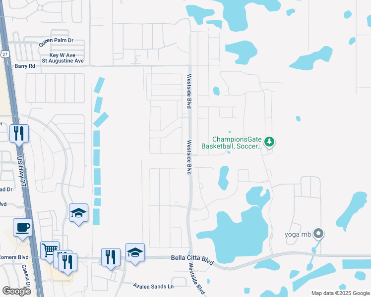 map of restaurants, bars, coffee shops, grocery stores, and more near in 