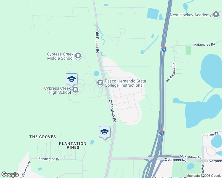 map of restaurants, bars, coffee shops, grocery stores, and more near 8609 Broadstone Dr in Wesley Chapel