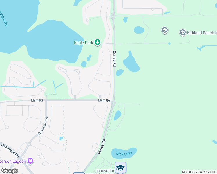 map of restaurants, bars, coffee shops, grocery stores, and more near 8346 Ivy Stark Boulevard in Wesley Chapel