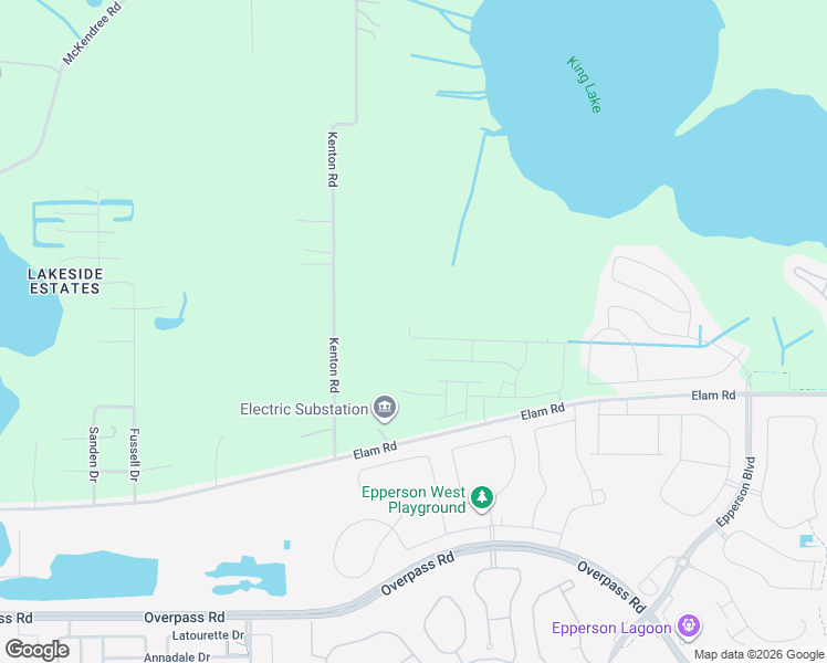 map of restaurants, bars, coffee shops, grocery stores, and more near 31107 Paper Birch Street in Wesley Chapel
