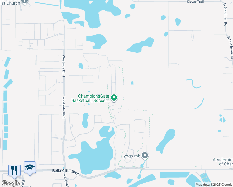 map of restaurants, bars, coffee shops, grocery stores, and more near 747 Ocean Course Avenue in Four Corners
