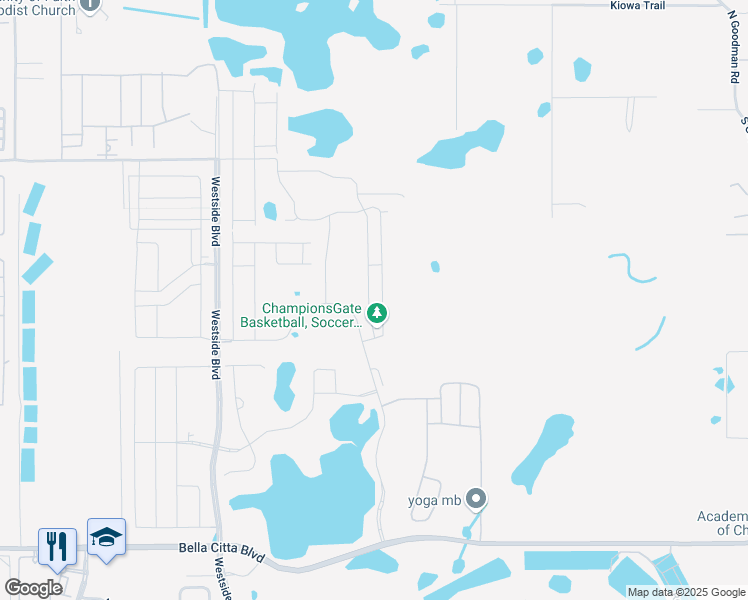 map of restaurants, bars, coffee shops, grocery stores, and more near 839 Ocean Course Avenue in Four Corners
