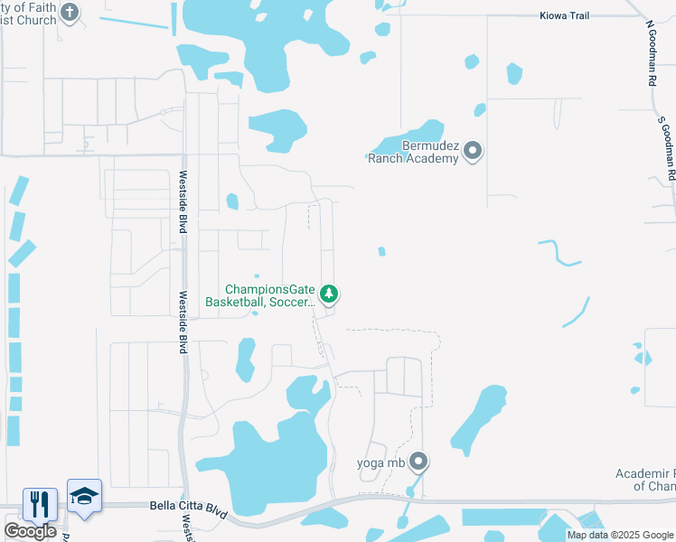 map of restaurants, bars, coffee shops, grocery stores, and more near 747 Ocean Course Avenue in Four Corners