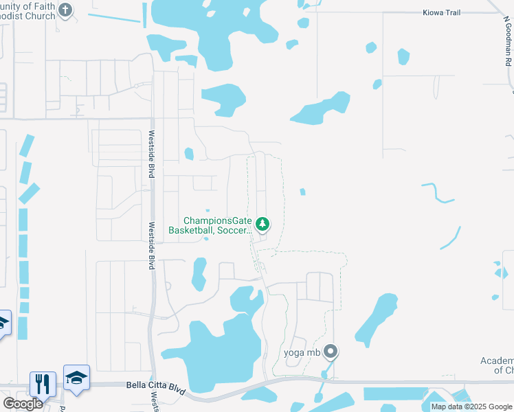 map of restaurants, bars, coffee shops, grocery stores, and more near 8864 Cabot Cliffs Drive in Four Corners