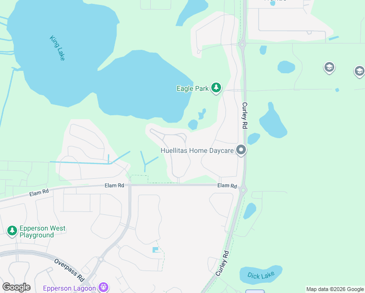 map of restaurants, bars, coffee shops, grocery stores, and more near 8751 Curley Road in Wesley Chapel