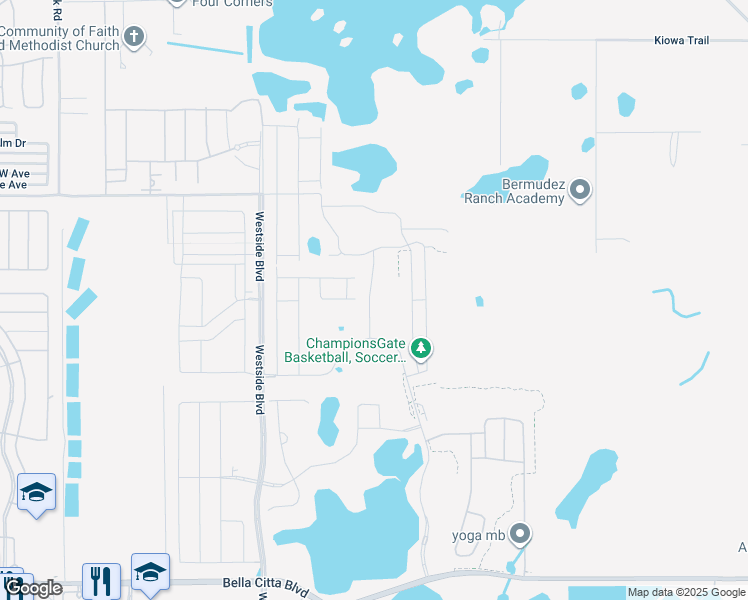 map of restaurants, bars, coffee shops, grocery stores, and more near 880 Pebble Beach Drive in Four Corners
