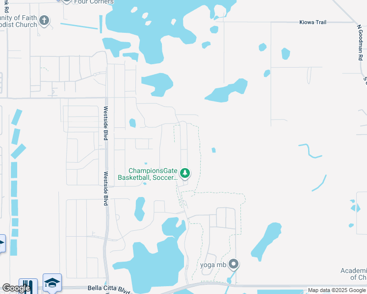 map of restaurants, bars, coffee shops, grocery stores, and more near 8864 Cabot Cliffs Drive in Four Corners