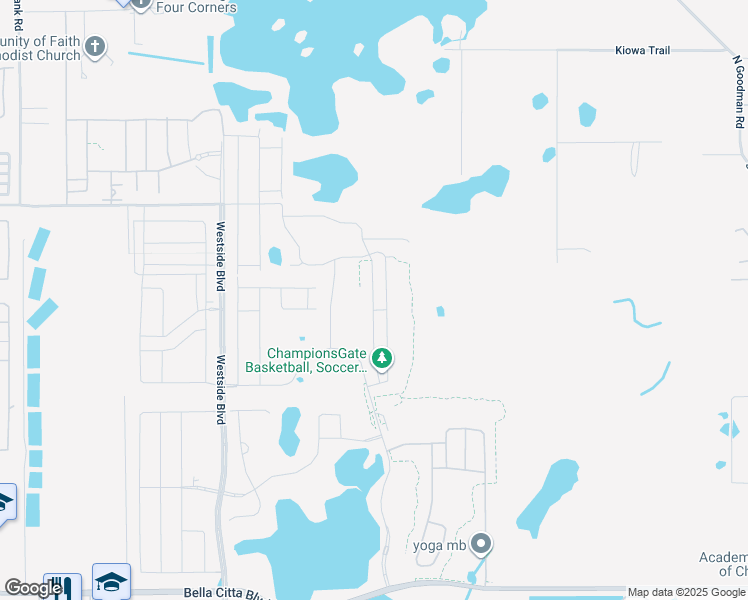 map of restaurants, bars, coffee shops, grocery stores, and more near 8890 Cabot Cliffs Drive in Four Corners