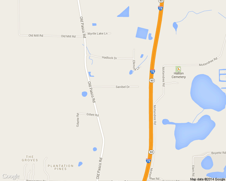 map of restaurants, bars, coffee shops, grocery stores, and more near 29244 Sanibel Drive in Zephyrhills