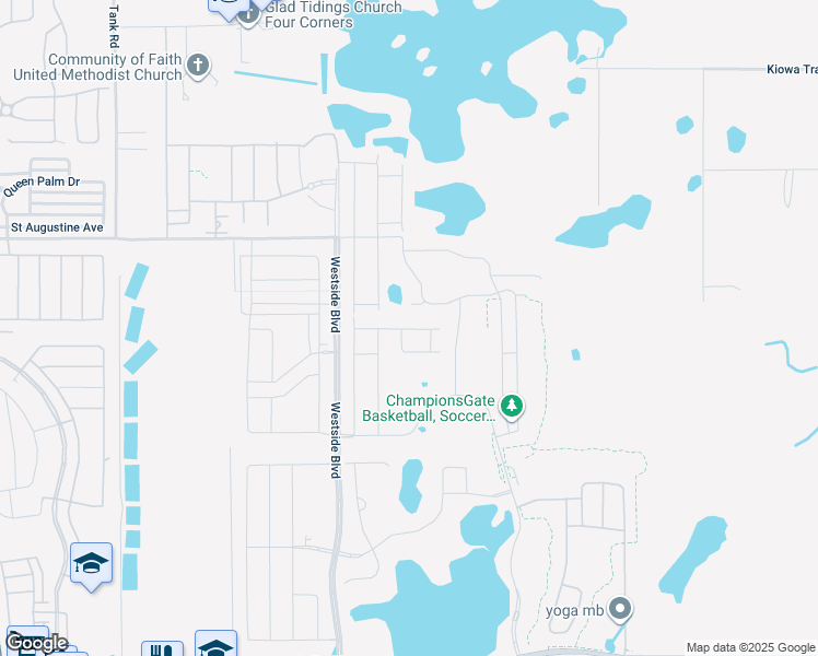 map of restaurants, bars, coffee shops, grocery stores, and more near 408 Ocean Course Avenue in Four Corners
