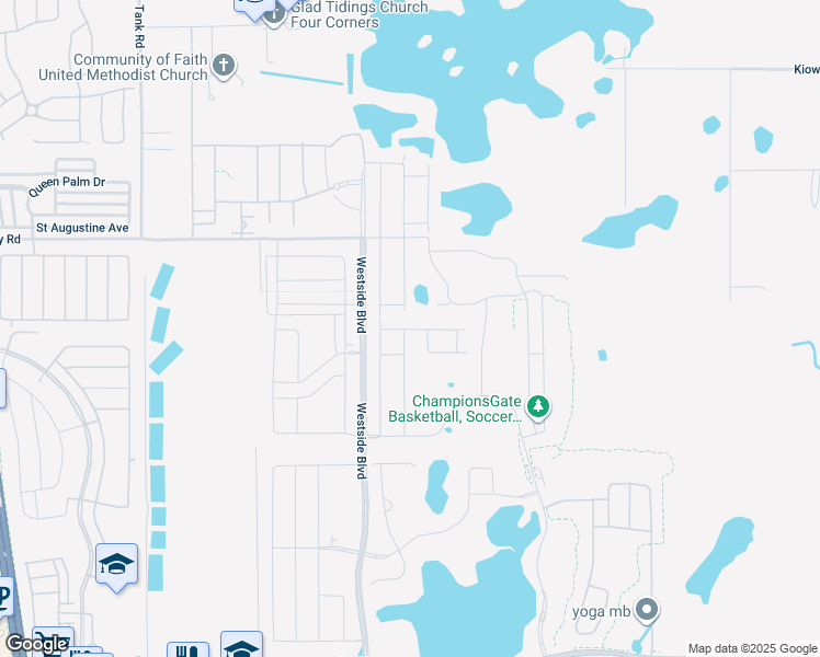 map of restaurants, bars, coffee shops, grocery stores, and more near 392 Ocean Course Avenue in Four Corners