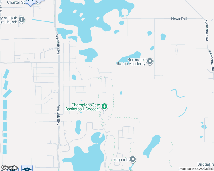 map of restaurants, bars, coffee shops, grocery stores, and more near 567 Ocean Course Avenue in Kissimmee