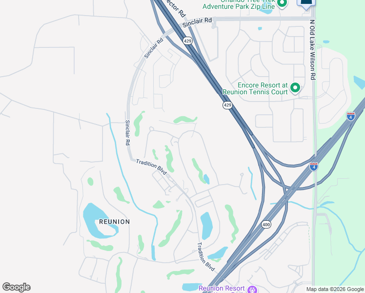 map of restaurants, bars, coffee shops, grocery stores, and more near 391 Muirfield Loop in Four Corners