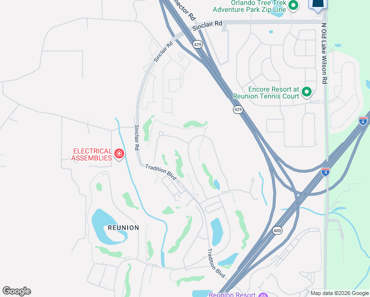 map of restaurants, bars, coffee shops, grocery stores, and more near 7801 Palmilla Court in Four Corners
