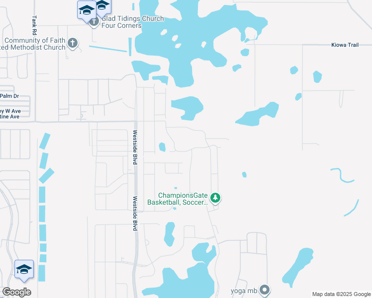 map of restaurants, bars, coffee shops, grocery stores, and more near 481 Ocean Course Avenue in Davenport
