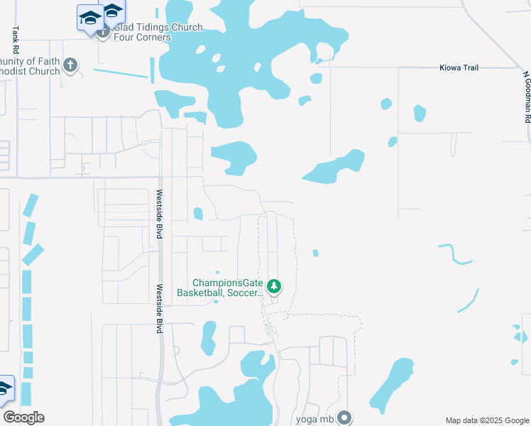 map of restaurants, bars, coffee shops, grocery stores, and more near 8845 Cruden Bay Court in Four Corners