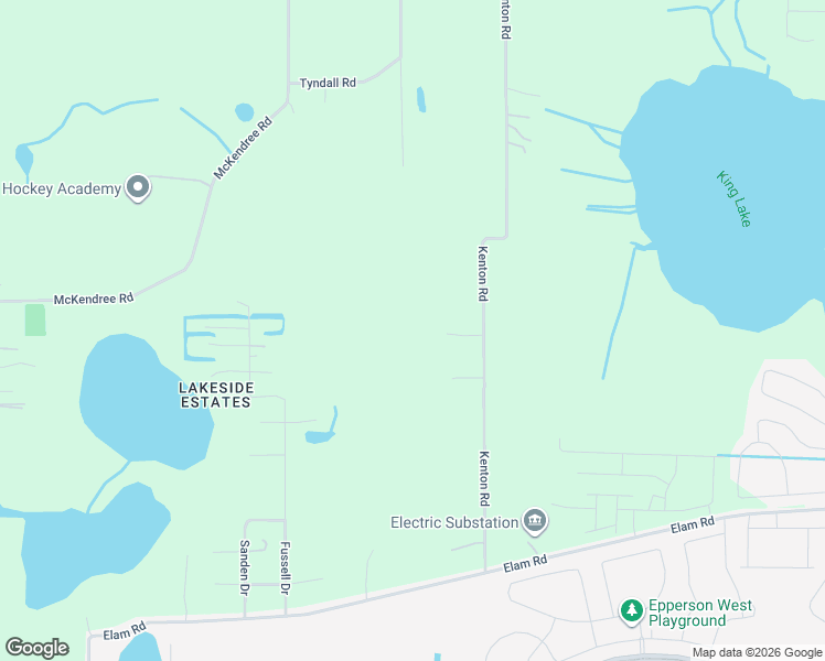 map of restaurants, bars, coffee shops, grocery stores, and more near 8915 Kenton Road in Wesley Chapel
