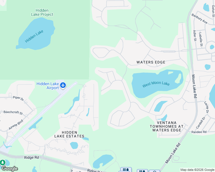 map of restaurants, bars, coffee shops, grocery stores, and more near 11137 Biddeford Place in New Port Richey