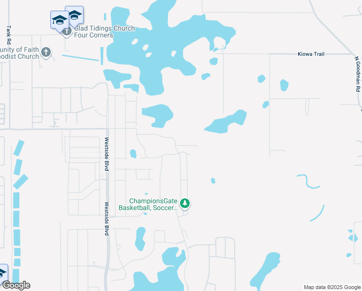 map of restaurants, bars, coffee shops, grocery stores, and more near 8845 Cruden Bay Court in Four Corners