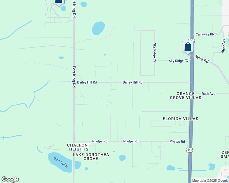 map of restaurants, bars, coffee shops, grocery stores, and more near 8918 Teacher Lane in Zephyrhills