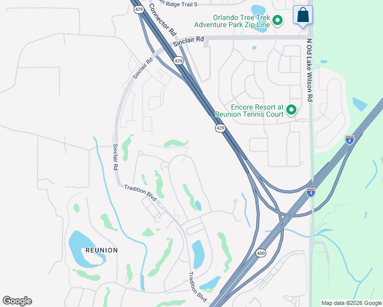 map of restaurants, bars, coffee shops, grocery stores, and more near 504 Muirfield Loop in Four Corners
