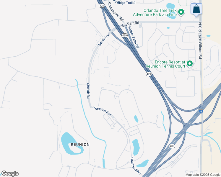 map of restaurants, bars, coffee shops, grocery stores, and more near 7813 Palmilla Court in Kissimmee