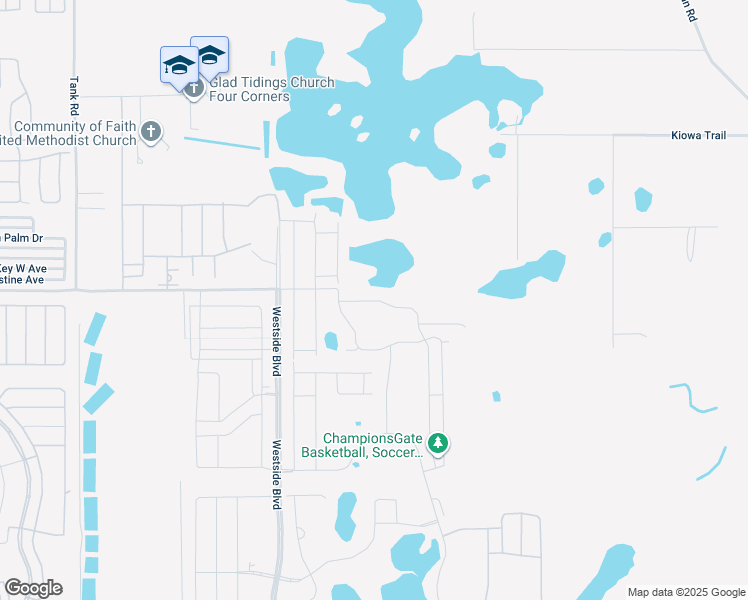 map of restaurants, bars, coffee shops, grocery stores, and more near 8943 Cabot Cliffs Drive in Four Corners