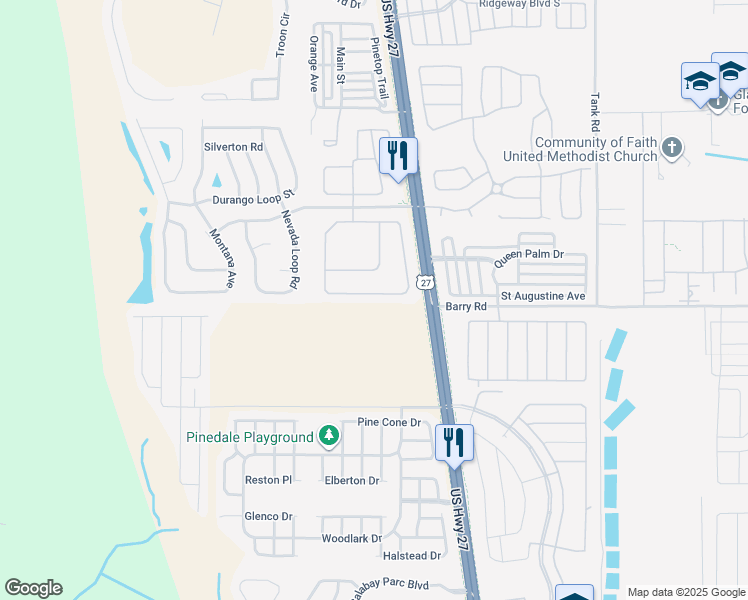 map of restaurants, bars, coffee shops, grocery stores, and more near 804 Casterton Circle in Davenport