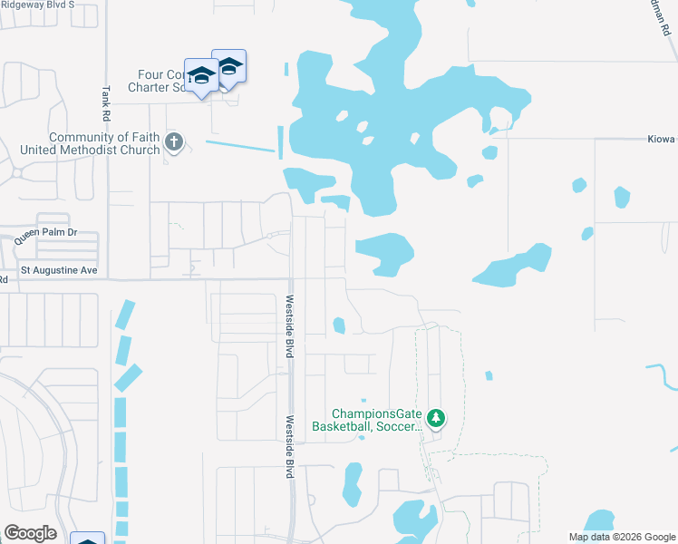 map of restaurants, bars, coffee shops, grocery stores, and more near 200 Ocean Course Avenue in Four Corners