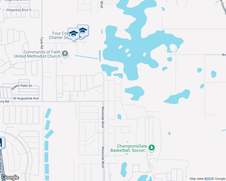 map of restaurants, bars, coffee shops, grocery stores, and more near 200 Ocean Course Avenue in Four Corners