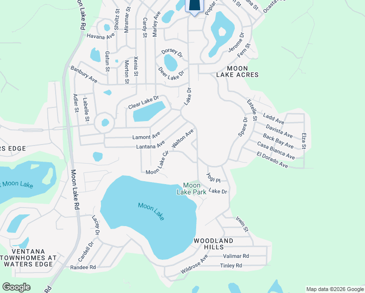 map of restaurants, bars, coffee shops, grocery stores, and more near 12511 Moon Lake Circle in New Port Richey