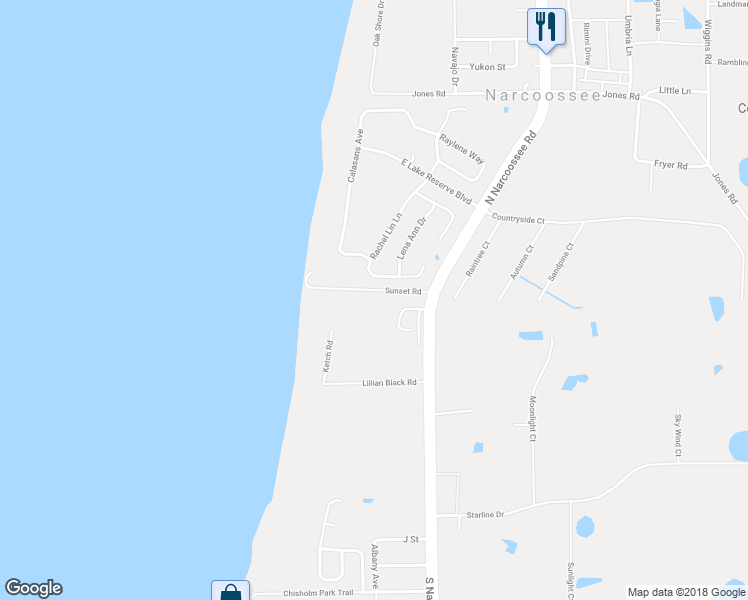 map of restaurants, bars, coffee shops, grocery stores, and more near 4850 Sunset Road in Saint Cloud