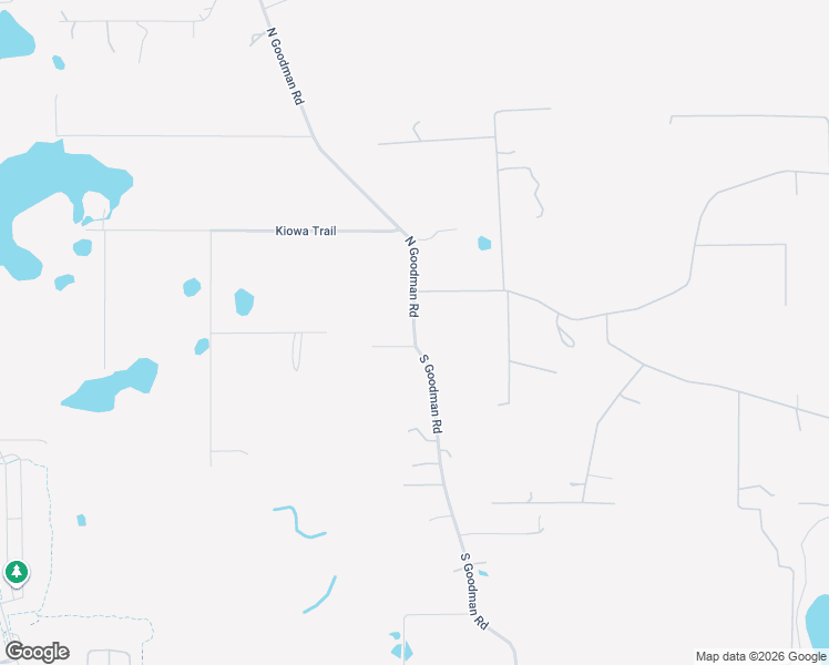 map of restaurants, bars, coffee shops, grocery stores, and more near 55 North Goodman Road in Kissimmee