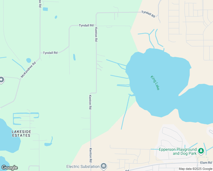 map of restaurants, bars, coffee shops, grocery stores, and more near 9152 Kenton Road in Wesley Chapel