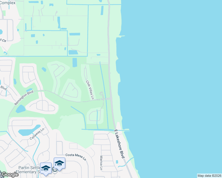 map of restaurants, bars, coffee shops, grocery stores, and more near 206-434 East Lakeshore Boulevard in Kissimmee