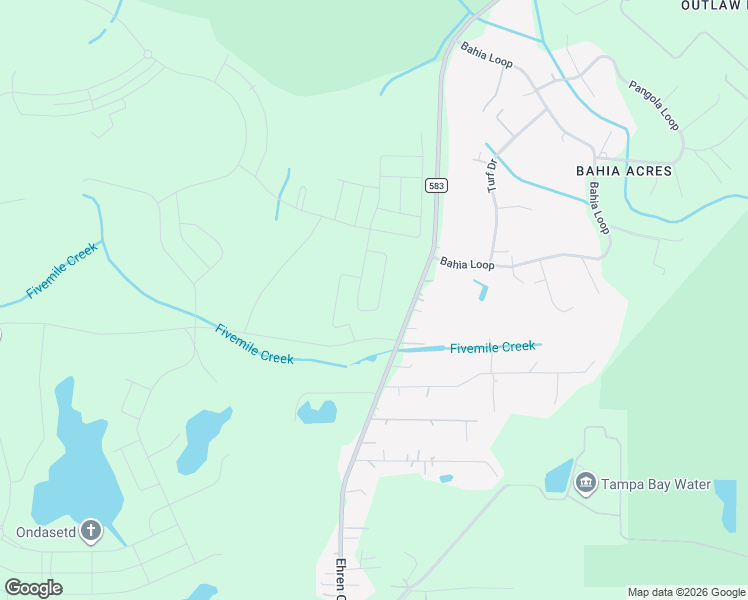 map of restaurants, bars, coffee shops, grocery stores, and more near 9325 Scouter Bee Place in Land O' Lakes