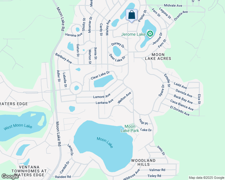 map of restaurants, bars, coffee shops, grocery stores, and more near 12419 Lamont Avenue in New Port Richey